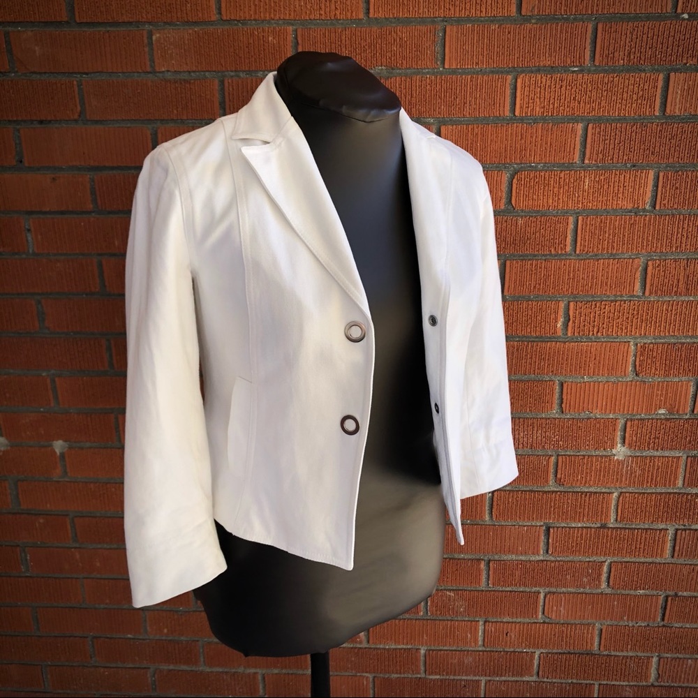 Liz Claiborne White Jacket